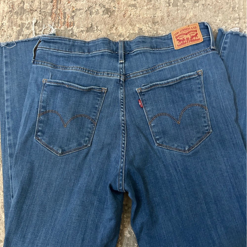 Levi's 721 high rise Blue Skinny Jeans